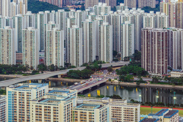 Fototapeta premium Hong Kong public housing