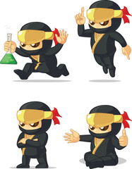 Ninja Customizable Mascot 12