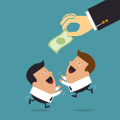 Chasing the dollar, Business concept