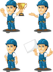 Technician or Repairman Mascot 5