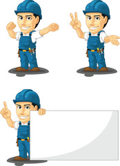 Technician or Repairman Mascot 7