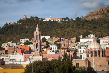 Fototapeta na wymiar Colorful colonial city Zacatecas, Mexico