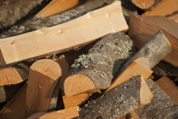 Pile of wood