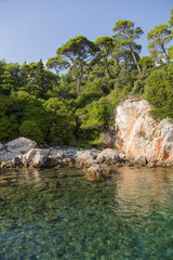 Naklejka premium Croatia. Lokrum
