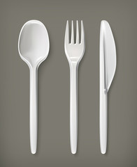 Plastic cutlery