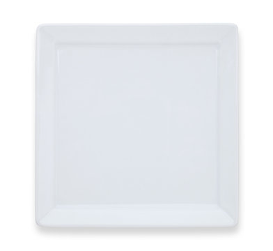 square white plate