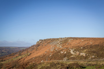 Baslow Edge Peak District Rock