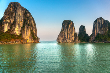 Halong Bay, Vietnam. Unesco World Heritage Site.