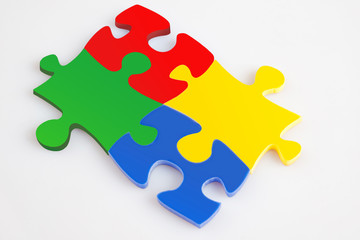 Obraz premium Puzzle picture background