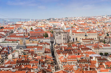Naklejka na ściany i meble Lizbona, ruiny Karmelitów