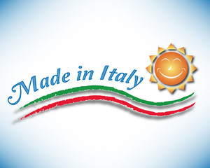 Made in Italy with happy sun