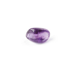 Amethyst isolated on white background