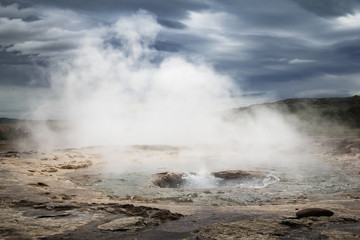 Hot spring Iceland