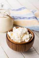 Dairy products - milk, cottage cheese