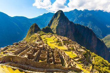 Mysterious city - Machu Picchu, Peru,South America. - obrazy, fototapety, plakaty