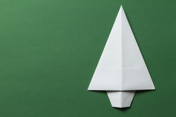 origami christams tree