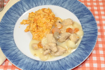 blanquette et purée