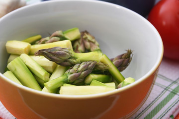 Grüner Spargel