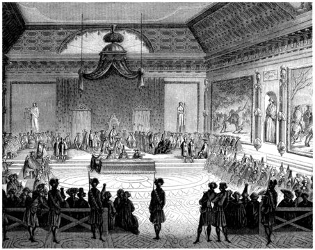 Political Assembly - France - end 18th century