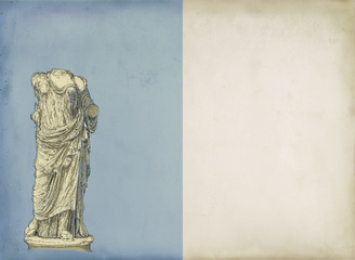 Roman statue illustration