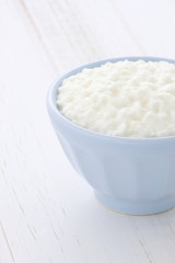 Delicious fresh and healthy cottage cheese