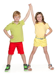 Obraz premium Togetherness of two friends