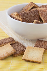 Cookies with cinnamon and sugar