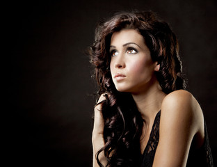 Fototapeta premium beautiful brunette