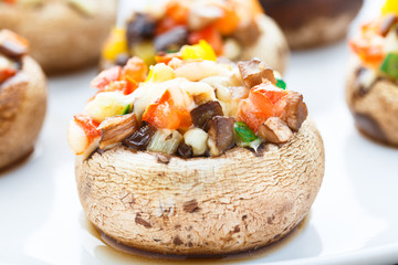 Stuffed portabella mushroom