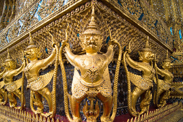 Giant at the temple in bangkok