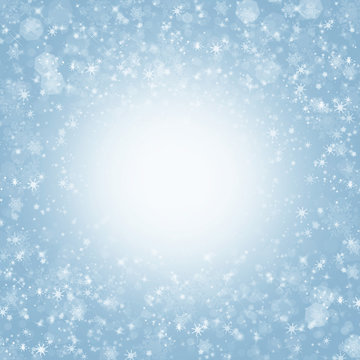  blauer Winterhintergund