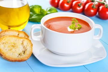 Tomato soup - Tomatensuppe