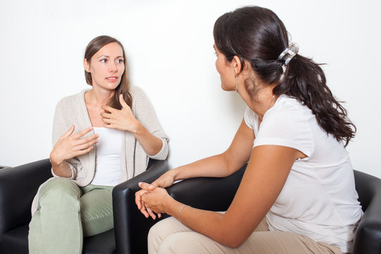 Diskussion unter Freundinnen