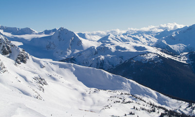 Fototapeta na wymiar Alpine Skiing seaon