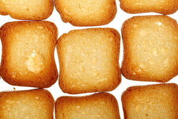 rusks bread toast biscuits, diet food background