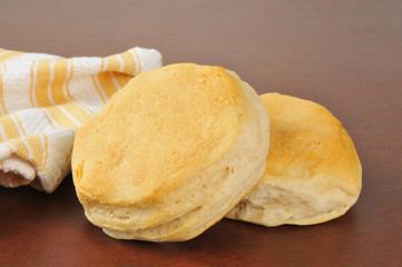 Fresh baked buttermilk biscuits