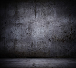 Black wall background