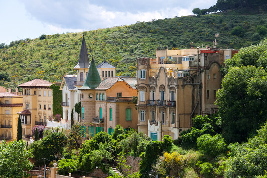 picturesque houses at Tibidabo mount