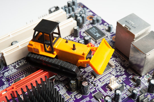 コンピューターと車