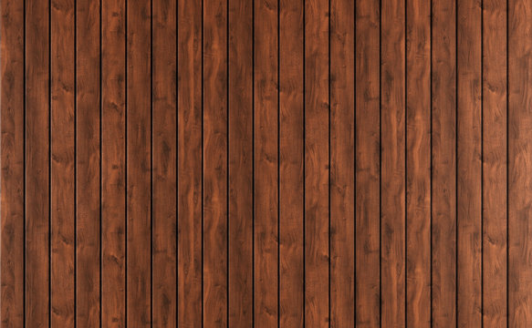 Dark wood paneling