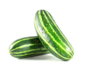Cucumber isolated over white background