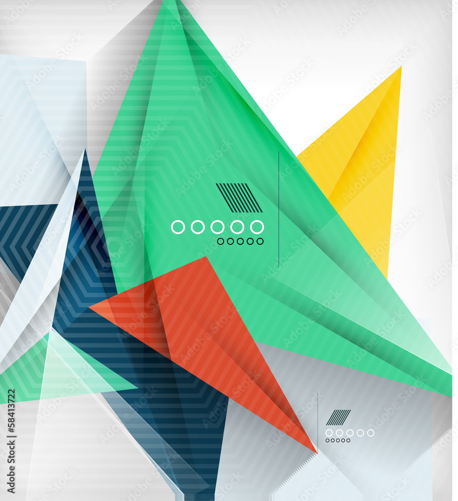 Poster abstract geometric shape background