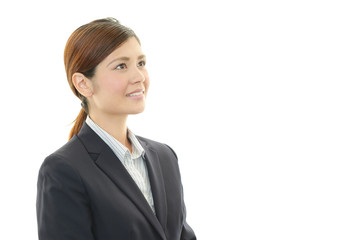 笑顔のビジネスウーマン