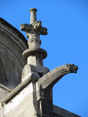 Calvados - Lisieux - Gargouille sur la cathédrale Saint-Pierre