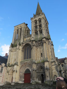 Calvados - Lisieux - Cath&eacute;drale Saint-Pierre - Parvis