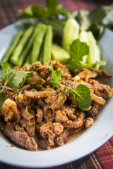 Minced pork
