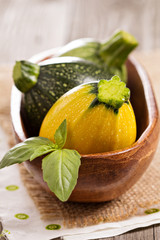 Variety of round squash
