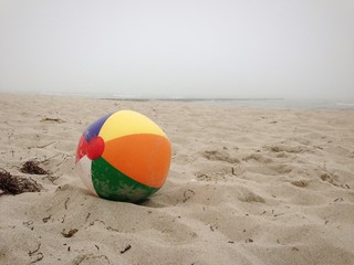 Obraz premium schlechtes wetter am strand