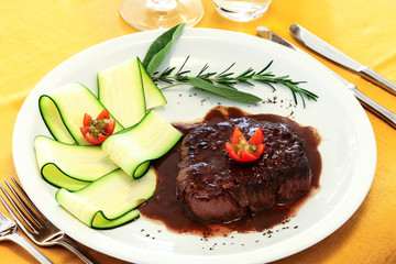 Dinner at restaurant