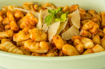 Gnocchi with tomato sauce
